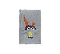 Sesame Street Big Face Benny The Bunny Silky Touch Super Soft Throw Blanket | Size: Extra Large Sesame Street Multicolor Extra Large