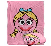 Sesame Street Big Face Betty Lou Silky Touch Super Soft Throw Blanket 152 X 127 Cm