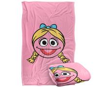Sesame Street Big Face Betty Lou Silky Touch Super Soft Throw Blanket 91 x 147 Cm