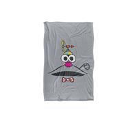 Sesame Street Big Face Sam The Robot Silky Touch Super Soft Throw Blanket | Size: Extra Large Sesame Street Multicolor Extra Large