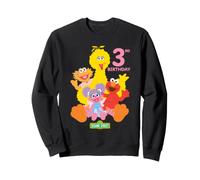 Sesame Street Birthday Crew Elmo And Friends 3rd Birthday Sweatshirt