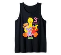 Sesame Street Birthday Crew Elmo and Friends 3rd Birthday Tank Top