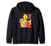 Sesame Street Birthday Crew Elmo And Friends 3rd Birthday Zip Hoodie