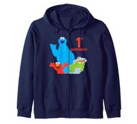 Sesame Street Birthday Crew Wave 1st Birthday Zip Hoodie