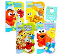 Sesame Street Board Books Ultimate Bundle Set For Kids Toddlers -- Pack of 4 Board Books (Bath Time, Bedtime, Zoo Animals, Body)