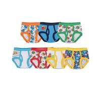 Sesame Street Boys' Underwear with Favorites Like Elmo, Cookie Monster & Big Bird in Sizes 18m, 2/3t, 4t Briefs, 7-Pack, 2-3 Years (Pack of 7)