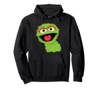 Sesame Street Chalk Portrait Oscar Pullover Hoodie