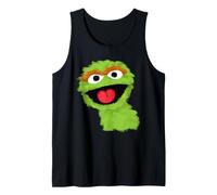 Sesame Street Chalk Portrait Oscar Tank Top