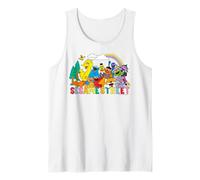 Sesame Street Character Art Good Friends Team Classic Pose Tank Top