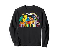 Sesame Street Character Art Good Friends Team Pose Classic Sweatshirt