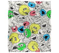 Sesame Street Character Heads Blanket