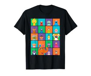 Sesame Street Character Squares T-Shirt