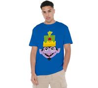 Sesame Street Christmas Nutcracker Count Unisex T Shirt, Royal, XX-Large