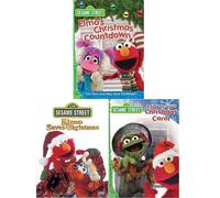 Sesame Street Christmas Pack(Christmas Carol/Elmo Saves Christmas/Elmo's Christmas Countdown)(3Pack)