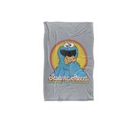 Sesame Street Colorful Cookie Monster Silky Touch Super Soft Throw Blanket | Size: Large Sesame Street Multicolor Large