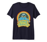 Sesame Street Cookie Frenzy with Cookie Monster Premium T-Shirt