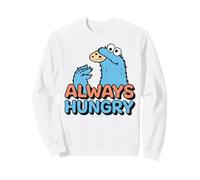 Sesame Street Cookie Monster Always Hungry Pose Classic Lol Sweatshirt