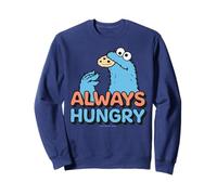 Sesame Street Cookie Monster Always Hungry Pose Lol Classic Sweatshirt