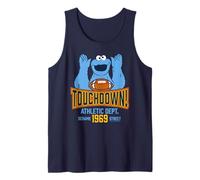 Sesame Street Cookie Monster American Football Team Vintage Tank Top