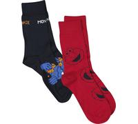 Sesame Street Cookie Monster and Elmo - Set of 2 Socks multicolour EU 39-42