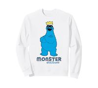 Sesame Street Cookie Monster Attitude Cool King Classic Pose Sweatshirt