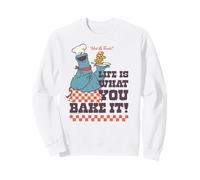 Sesame Street Cookie Monster Baker Hot Fresh Yummy Vintage Sweatshirt