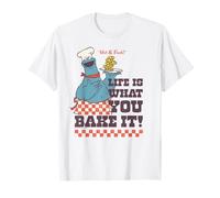 Sesame Street Cookie Monster Baker Hot Fresh Yummy Vintage T-Shirt