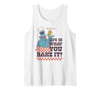 Sesame Street Cookie Monster Baker Hot Fresh Yummy Vintage Tank Top