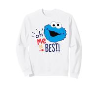 Sesame Street Cookie Monster Best Ever Big Head Lol Classic Sweatshirt