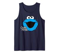 Sesame Street Cookie Monster Big Face Cookies Pose Classic Tank Top