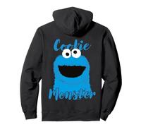 Sesame Street Cookie Monster Cartoon Crazy Big Retro Face Pullover Hoodie