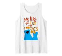 Sesame Street Cookie Monster Cartoon Legend Big Retro Pose Tank Top