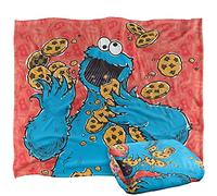 Sesame Street Cookie Monster Character Officially Licensed Silky Touch Super Soft Throw Blanket 152 x 127 cm