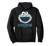 Sesame Street Cookie Monster Collage Vintage Comic Classic Pullover Hoodie