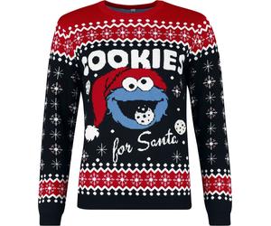 Sesame Street Cookie Monster - Cookies for Santa Christmas jumper multicolour S