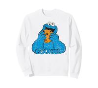 Sesame Street Cookie Monster Cookies Forever Classic Happy Sweatshirt