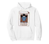 Sesame Street Cookie Monster Cowboy Bandit Wanted Fun Poster Pullover Hoodie
