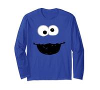 Sesame Street Cookie Monster Crayon Sketch Long Sleeve T-Shirt