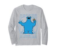 Sesame Street Cookie Monster Da Vinci Parody Classic Fun Long Sleeve T-Shirt