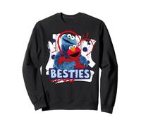 Sesame Street Cookie Monster Elmo Best Friend Besties Retro Sweatshirt