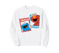 Sesame Street Cookie Monster Elmo Best Friends Classic Pose Sweatshirt