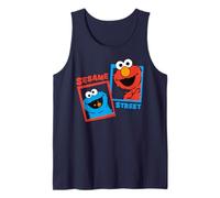 Sesame Street Cookie Monster Elmo Best Friends Pose Classic Tank Top