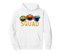Sesame Street Cookie Monster Elmo Grouch Team Classic Squad Pullover Hoodie