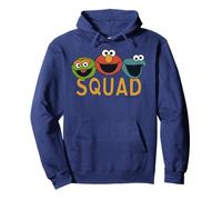 Sesame Street Cookie Monster Elmo Grouch Team Squad Classic Pullover Hoodie