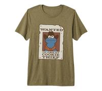 Sesame Street Cookie Monster Great Cookie Thief Premium T-Shirt