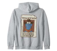 Sesame Street Cookie Monster Great Cookie Thief Zip Hoodie