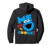 Sesame Street Cookie Monster Grumpy Hungry Fun Classic Pose Pullover Hoodie