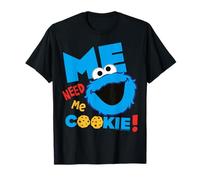 Sesame Street Cookie Monster Grumpy Hungry Fun Classic Pose T-Shirt