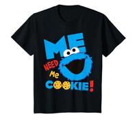 Sesame Street Cookie Monster Grumpy Hungry Fun Pose Classic T-Shirt