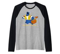 Sesame Street Cookie Monster Half Time Snack Classic Raglan Baseball Tee